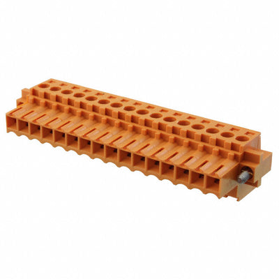 1606780000 by Weidmuller - TERM BLOCK PLUG 16POS STR 3.5MM