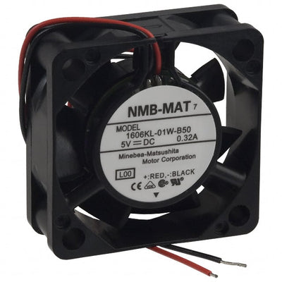 1606KL-01W-B50-L00 by NMB Technologies Corporation - FAN AXIAL 40X15MM BALL 5VDC WIRE