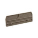 1608800000 by Weidmuller - CONNECTOR TERM BLK END PLATE RAIL BG