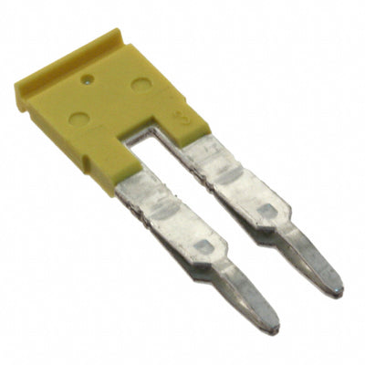 1608860000 by Weidmuller - JUMPER TERM BLK 2POS FLAT PIN