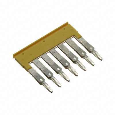 1608910000 by Weidmuller - JUMPER TERM BLK 7POS FLAT PIN