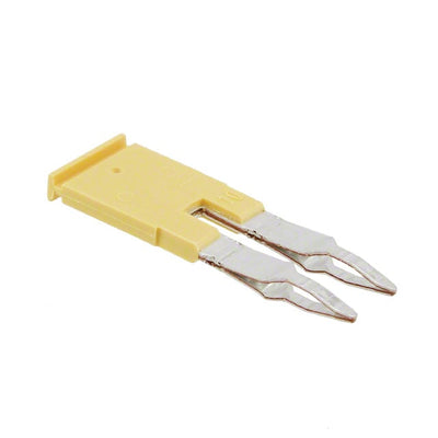 1608950000 by Weidmuller - JUMPER TERM BLK 2POS FLAT PIN