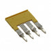 1608970000 by Weidmuller - JUMPER TERM BLK 4POS FLAT PIN