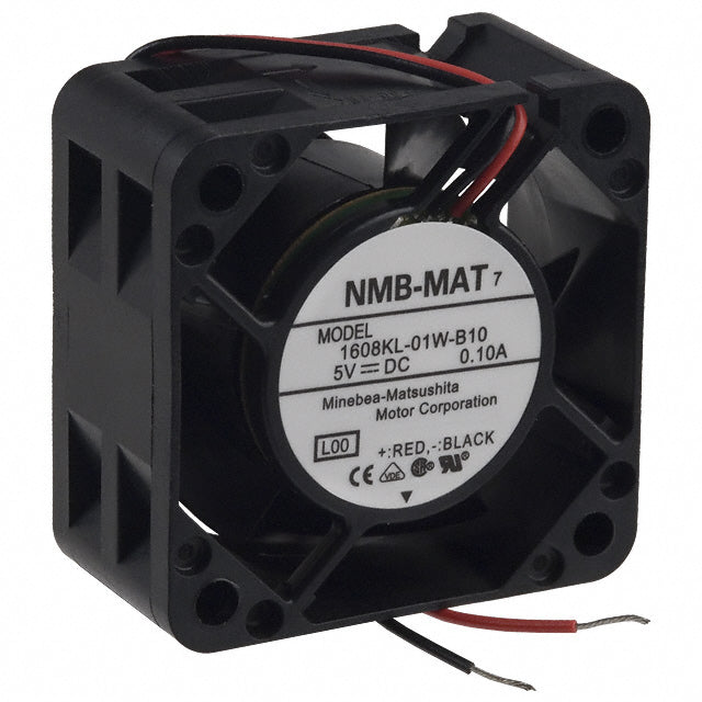 1608KL-01W-B10-L00 by NMB Technologies Corporation - FAN AXIAL 40X20MM BALL 5VDC WIRE