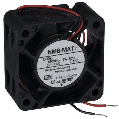 1608KL-01W-B20-L00 by NMB Technologies Corporation - FAN AXIAL 40X20MM BALL 5VDC WIRE