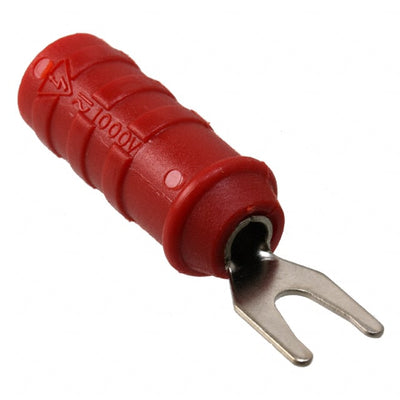 1614A-2 by Pomona Electronics - ADAPT SPADE LUG TO BAN JACK RED