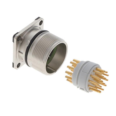 1619956 by Phoenix Contact - CONNECTOR RECPT MALE 19POS GOLD SOLDER
