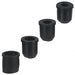 162-000-050R000 by NorComp Inc. - GROMMET BLK PVC FOR DSUB 50POS