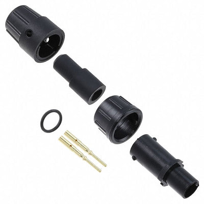16280-2PG-318 by Conxall/Switchcraft - CONNECTOR PLUG MALE 2POS GOLD CRIMP