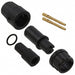 16280-2SG-315 by Conxall/Switchcraft - CONNECTOR PLUG FMALE 2POS GOLD CRIMP