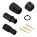 16280-3PG-311 by Conxall/Switchcraft - CONNECTOR PLUG MALE 3POS GOLD CRIMP