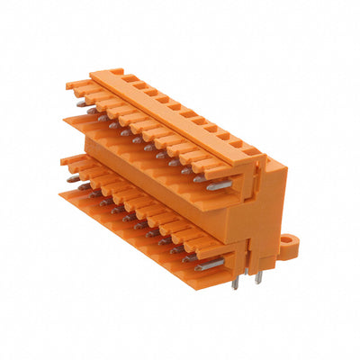 1633450000 by Weidmuller - TERM BLOCK HDR 24POS 90DEG 3.5MM