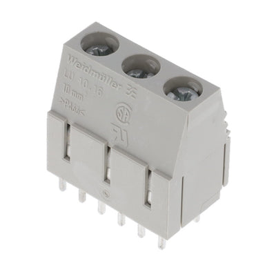 1636180000 by WeidmÃ¼ller - TERM BLK 3P SIDE ENT 10.16MM PCB