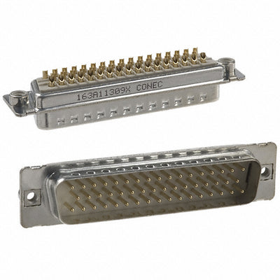 163A11309X by Conec - CONNECTOR D-SUB PLUG 50POS SLDR CUP