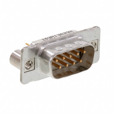 163A13629X by Conec - CONNECTOR D-SUB PLUG 9POS VERT SLDR
