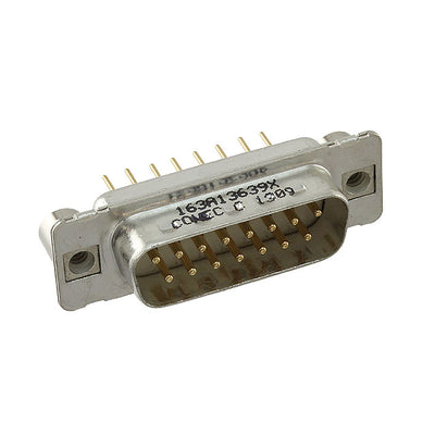 163A13639X by Conec - CONNECTOR D-SUB PLUG 15POS VERT SLDR