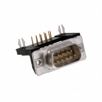 163A14489X by Conec - CONNECTOR D-SUB PLUG 9POS R/A SLDR