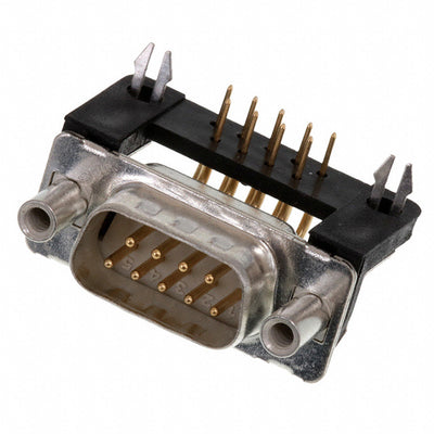 163A14609X by Conec - CONNECTOR D-SUB PLUG 9POS R/A SLDR