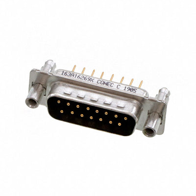 163A16269X by Conec - CONNECTOR D-SUB PLUG 15POS VERT SLDR