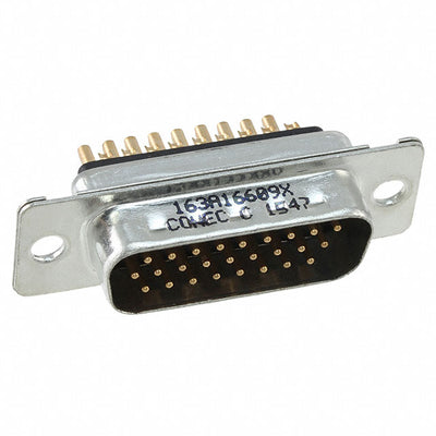 163A16609X by Conec - CONNECTOR D-SUB HD PLUG 26P SLDR CUP
