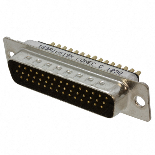 163A16619X by Conec - CONNECTOR D-SUB HD PLUG 44P SLDR CUP