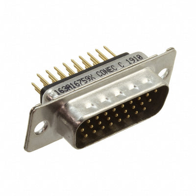163A16759X by Conec - CONNECTOR D-SUB HD PLUG 26P VERT SLDR