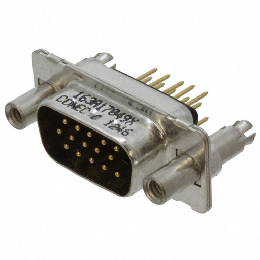 163A17049X by Conec - CONNECTOR D-SUB HD PLUG 15P VERT SLDR