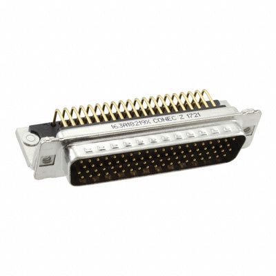 163A18219X by Conec - CONNECTOR D-SUB HD PLUG 78P R/A SLDR