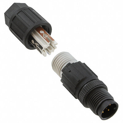 1641714 by Phoenix Contact - CONNECTOR PLUG MALE 4POS GOLD IDC