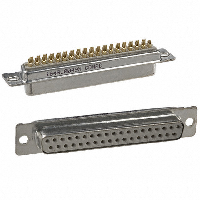 164A10049X by Conec - CONNECTOR D-SUB RCPT 37POS SLDR CUP