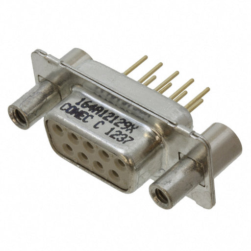 164A12129X by Conec - CONNECTOR D-SUB RCPT 9POS VERT SLDR