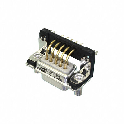 164A13089X by Conec - CONNECTOR D-SUB RCPT 9POS R/A SLDR