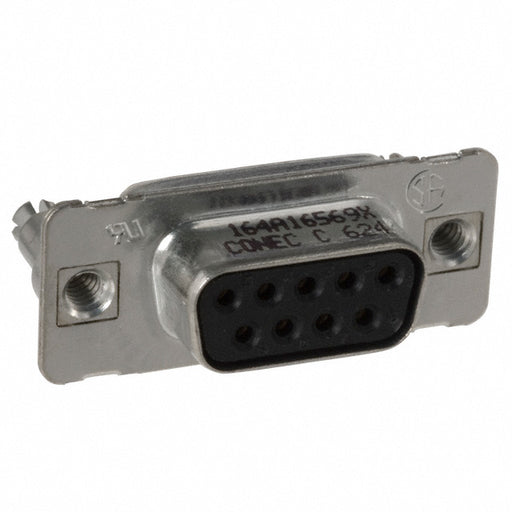 164A16669X by Conec - CONNECTOR D-SUB RCPT 9POS VERT SLDR