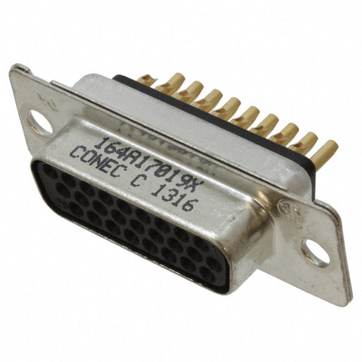 164A17019X by Conec - CONNECTOR D-SUB HD RCPT 26P SLDR CUP