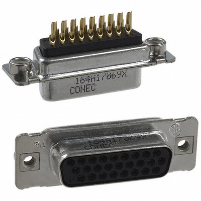 164A17069X by Conec - CONNECTOR D-SUB HD RCPT 26P SLDR CUP