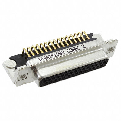 164A18199X by Conec - CONNECTOR D-SUB HD RCPT 44P R/A SLDR