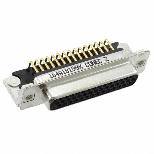 164A18199X by Conec - CONNECTOR D-SUB HD RCPT 44P R/A SLDR