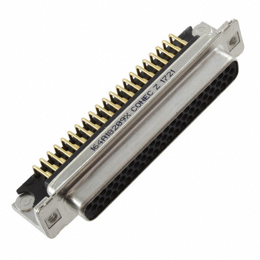 164A18209X by Conec - CONNECTOR D-SUB HD RCPT 62P R/A SLDR