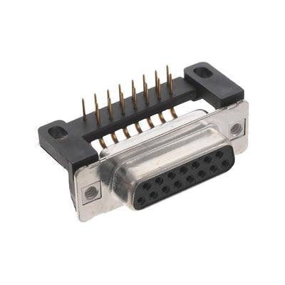 164A19189X by Conec - CONNECTOR D-SUB RCPT 15POS R/A SLDR