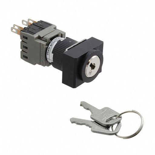 164J2B11 by TE Connectivity ALCOSWITCH Switches - SWITCH KEYLOCK 2POS SPDT 5A 250V
