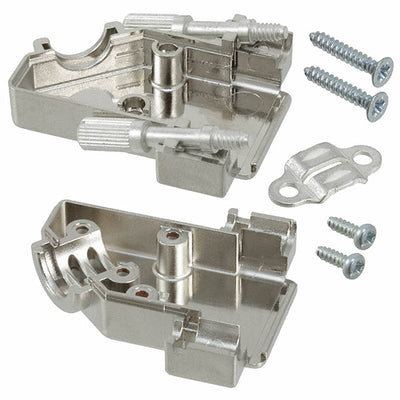 1655661 by Phoenix Contact - CONNECTOR BACKSHELL 9P 45DEG SHLD SLV