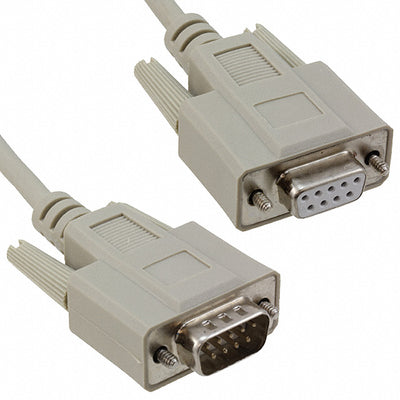 1656233 by Phoenix Contact - CABLE ASSY DB09 SHIELDED GRAY 1M