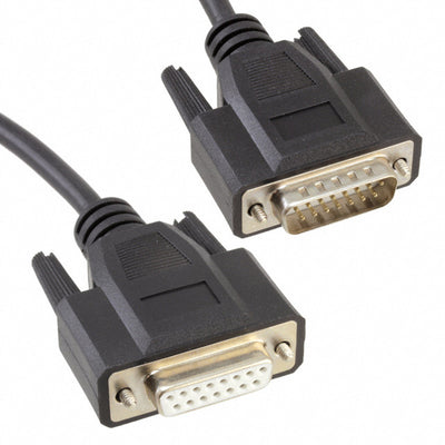1656262 by Phoenix Contact - CABLE ASSY DB15 SHIELDED GRAY 1M