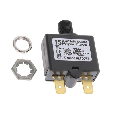 1658-G21-02-P10-15A by E-T-A - THERMAL CIRCUIT BREAKER15A 240VAC 28VDC
