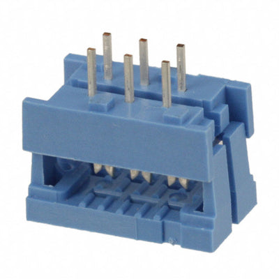 1658525-4 by TE Connectivity AMP Connectors - CONNECTOR DIP HDR IDC 6POS VERT