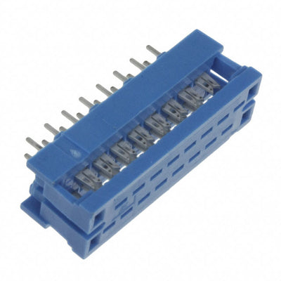 1658525-8 by TE Connectivity AMP Connectors - CONNECTOR DIP HDR IDC 16POS VERT