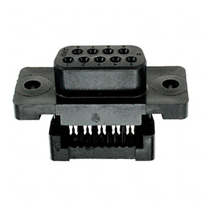 747318-4 by TE Connectivity AMP Connectors - CONNECTOR D-SUB RCPT 9POS IDC