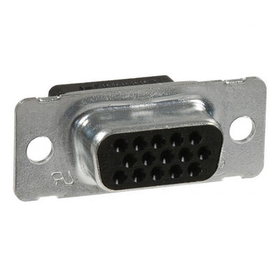 748565-1 by TE Connectivity AMP Connectors - CONNECTOR D-SUB HD HOUSING RCPT 15POS