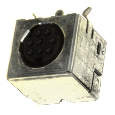 1658998-1 by TE Connectivity AMP Connectors - CONNECTOR RECPT FMALE MINI DIN 8P SLDR