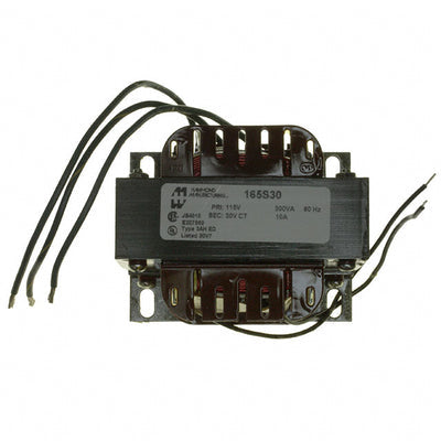 165S30 by Hammond Manufacturing - PWR XFMR LAMINATED 300VA CHAS MT